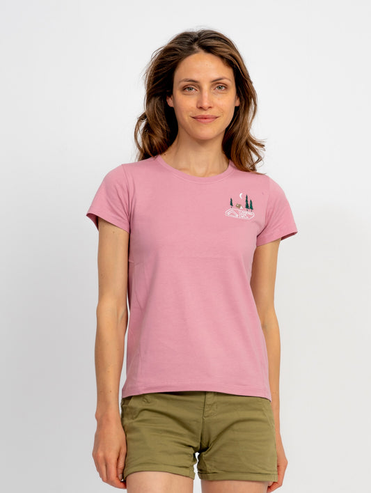 T-Shirt Für Frauen CINTO LILA -01